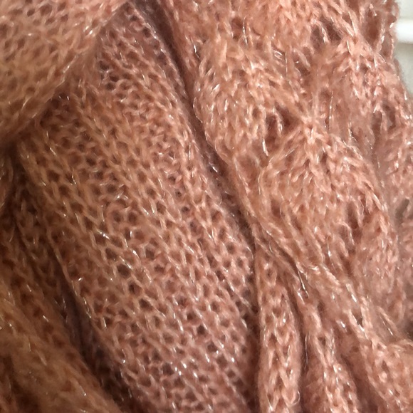 Ann Taylor Pink Knit Infinity Scarf - Picture 3 of 8